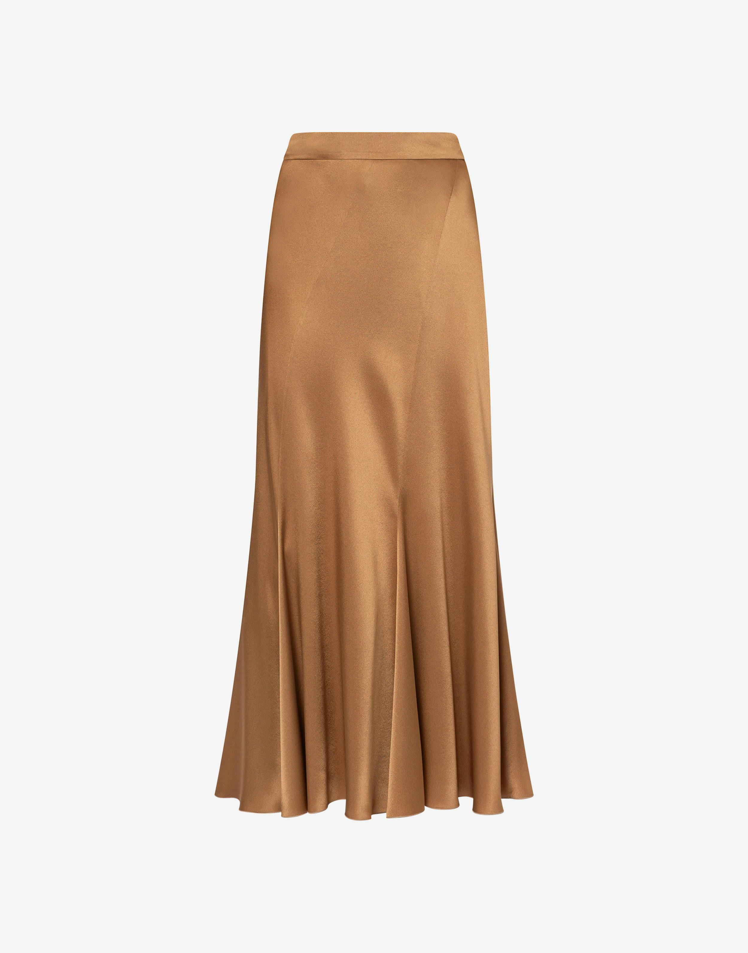 Satin longuette skirt Product Image