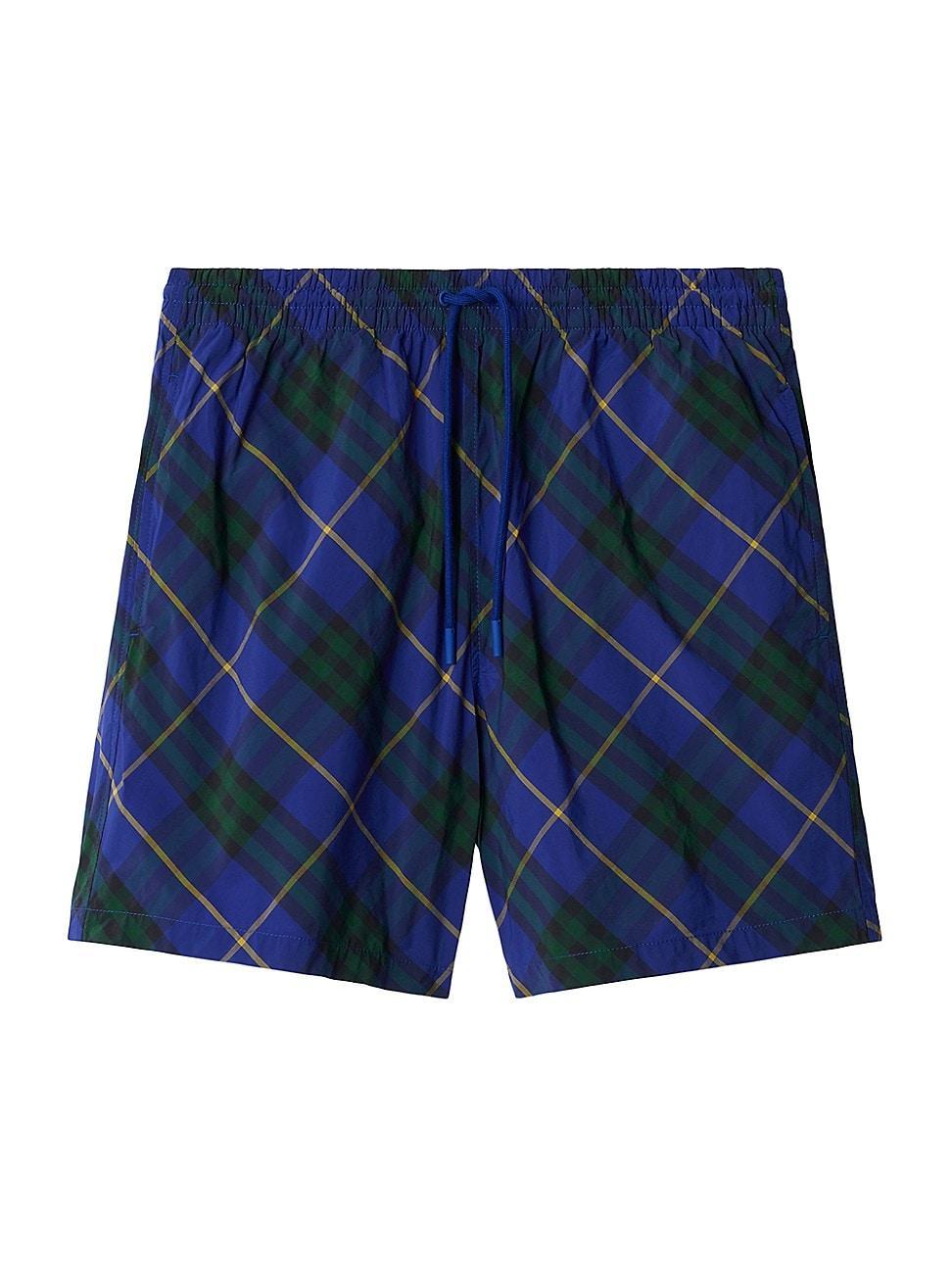 Mens Check Swim Shorts Product Image