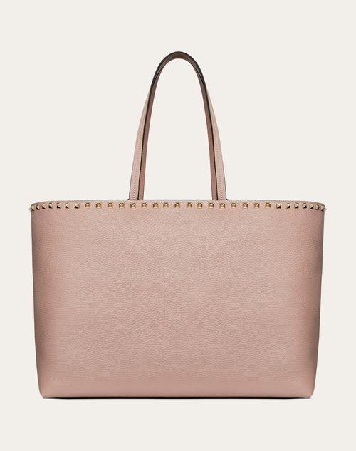 ROCKSTUD GRAINY CALFSKIN TOTE BAG Product Image