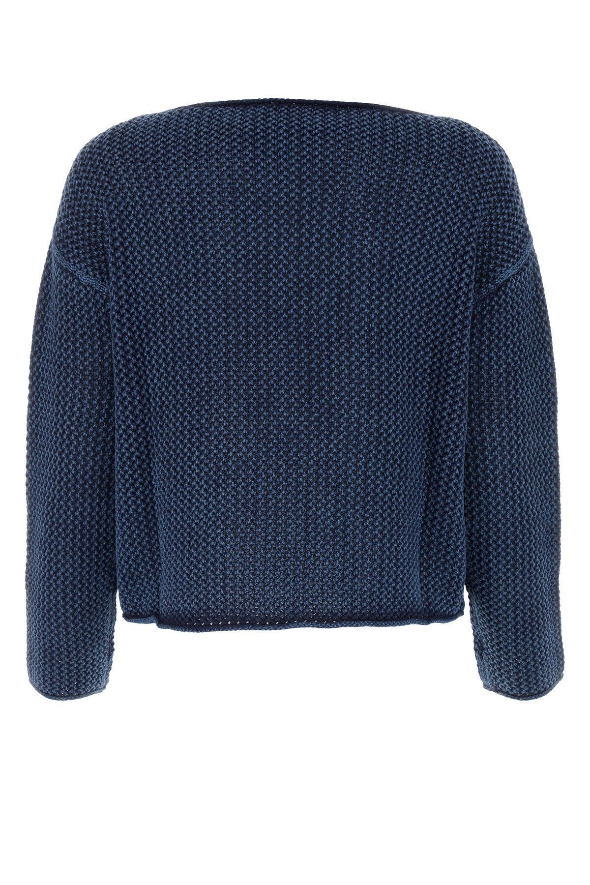 POLO RALPH LAUREN Blue Cotton Sweater Product Image