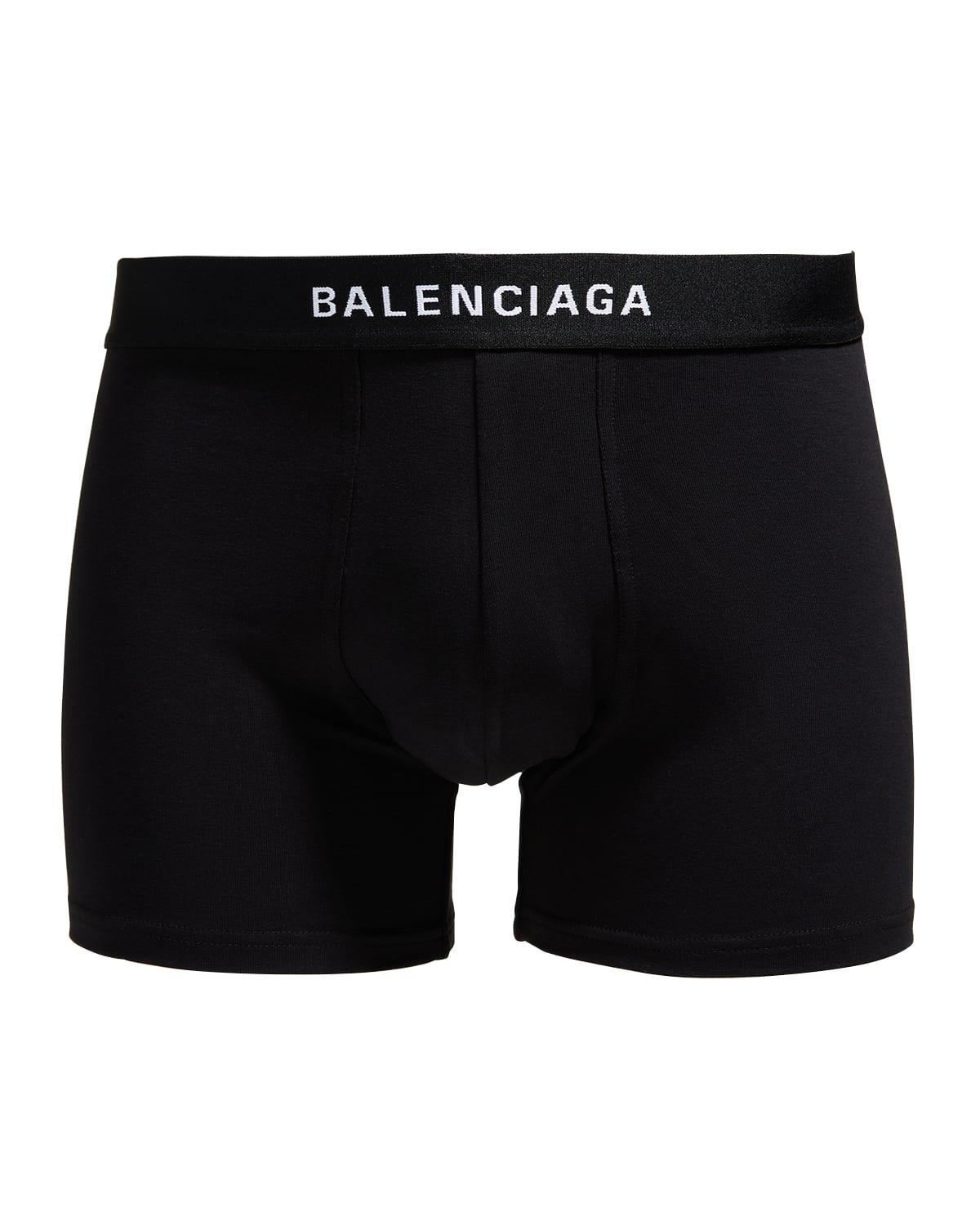 Mens Cotton-Stretch Logo Boxer Briefs Product Image