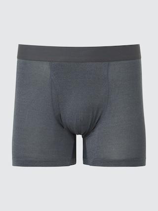 Mens Airism Boxer Briefs with Deodorizing Gray 3XL UNIQLO US Product Image