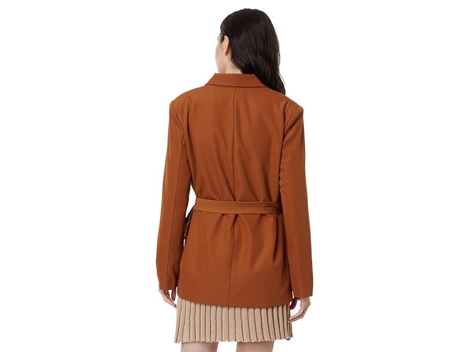 en saison Atlas Blazer (Terracotta) Women's Clothing Product Image