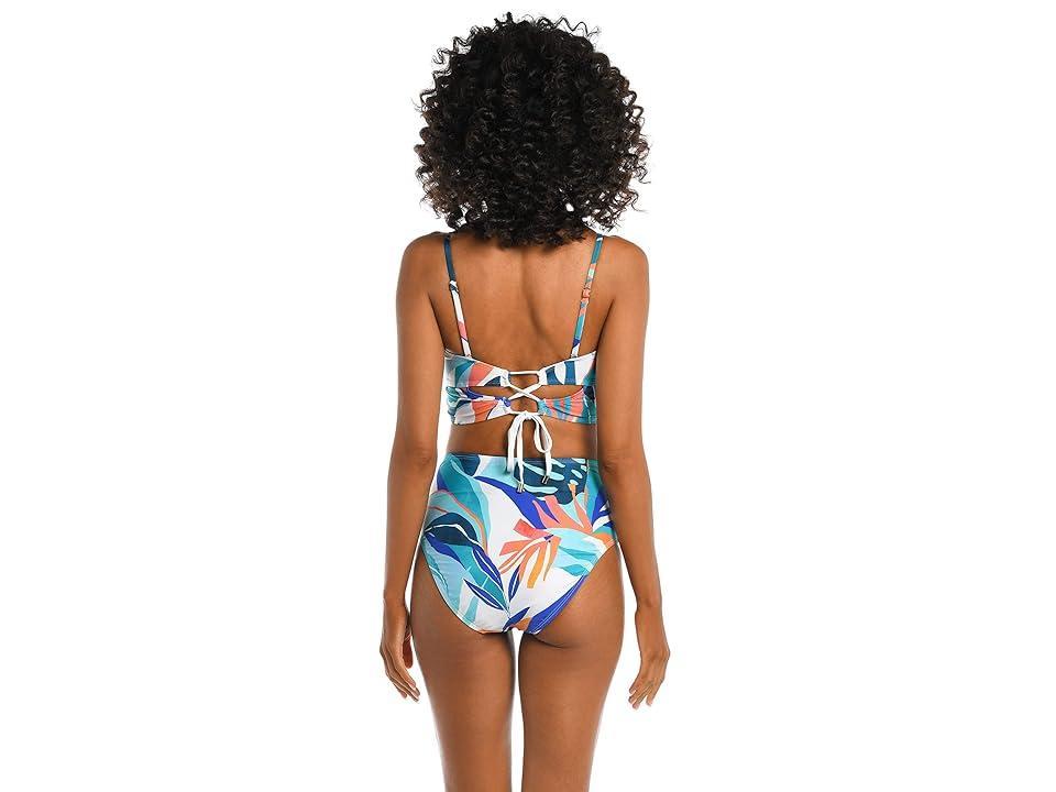 La Blanca Coastal Palms Longline Bikini Top Product Image