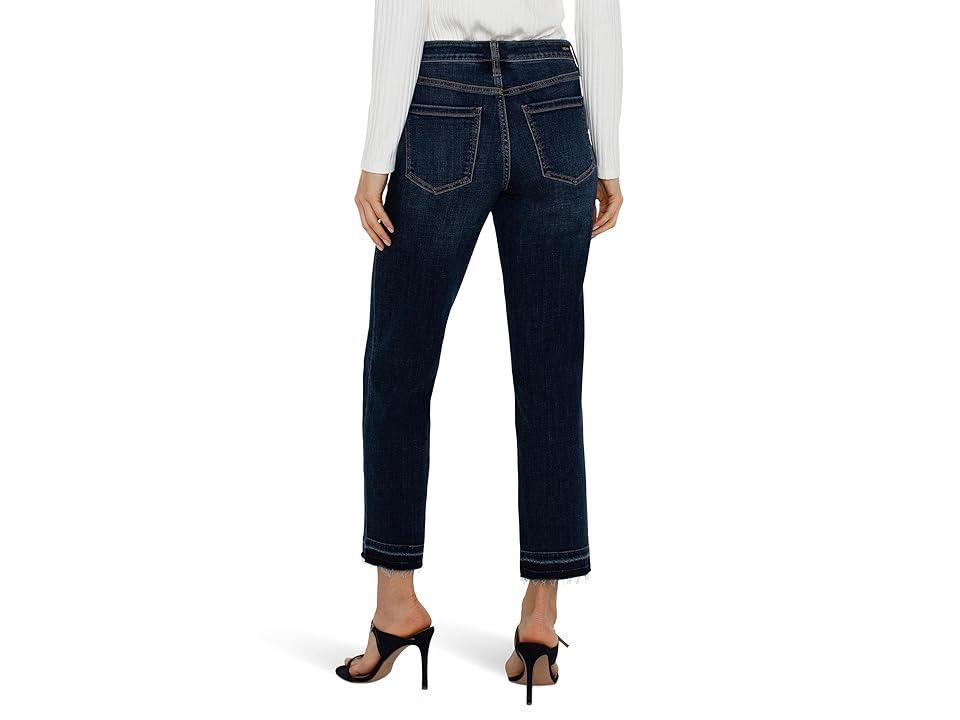 Liverpool Los Angeles Petite Liv Non-Skinny Sknny with Let Down Hem Mid Rise Crosshatch Denim (Albany) Women's Jeans Product Image