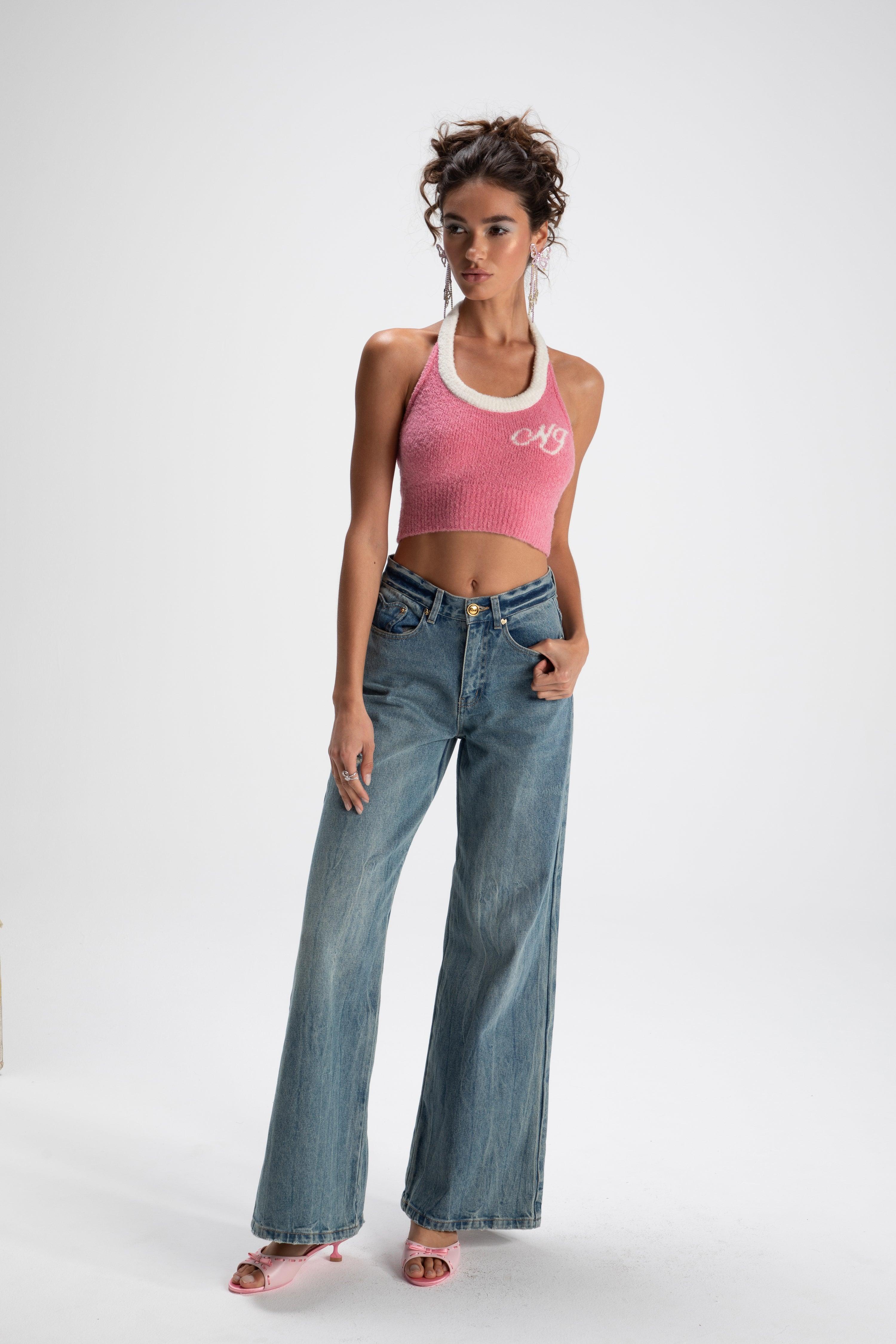 Jamie Heart Wide-Leg Jeans (Final Sale) Product Image