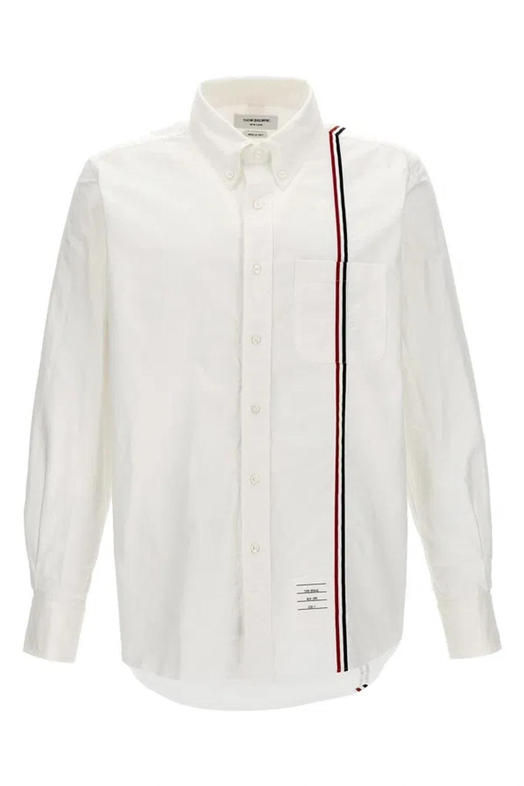 Straight Fit Shirt, Blouse White Product Image