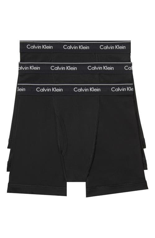 Calvin Klein Cotton Boxer Briefs, Pack of 3 Product Image