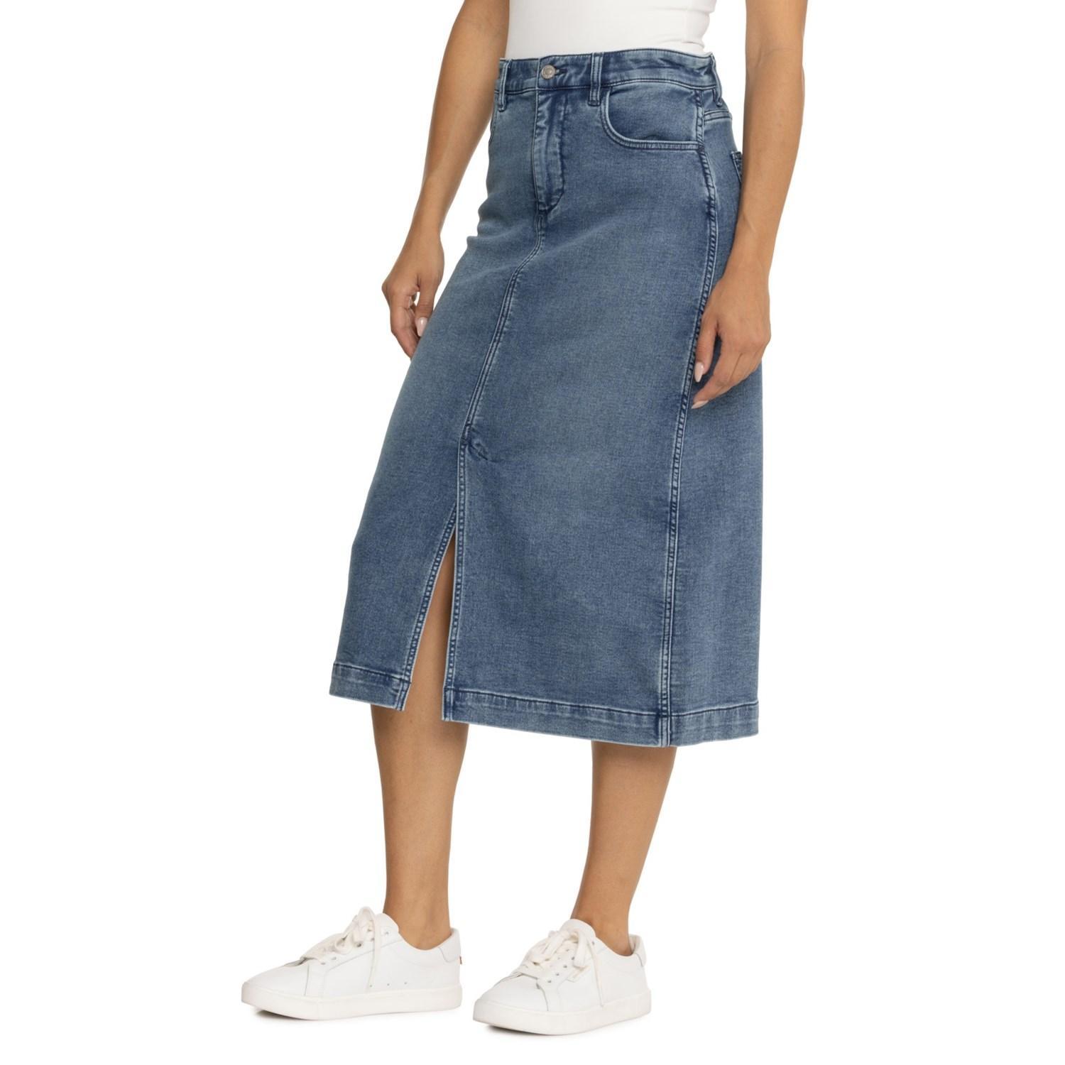 Faherty Stretch Terry Midi Skirt product image