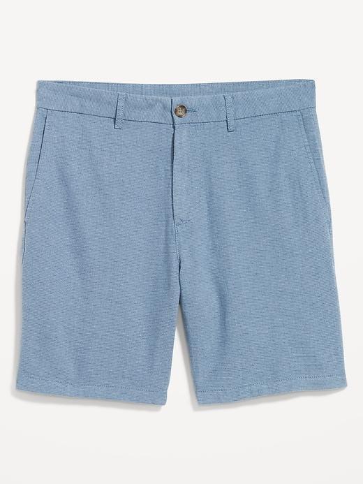 Rotation Chino Linen-Blend Shorts -- 8-inch inseam Product Image