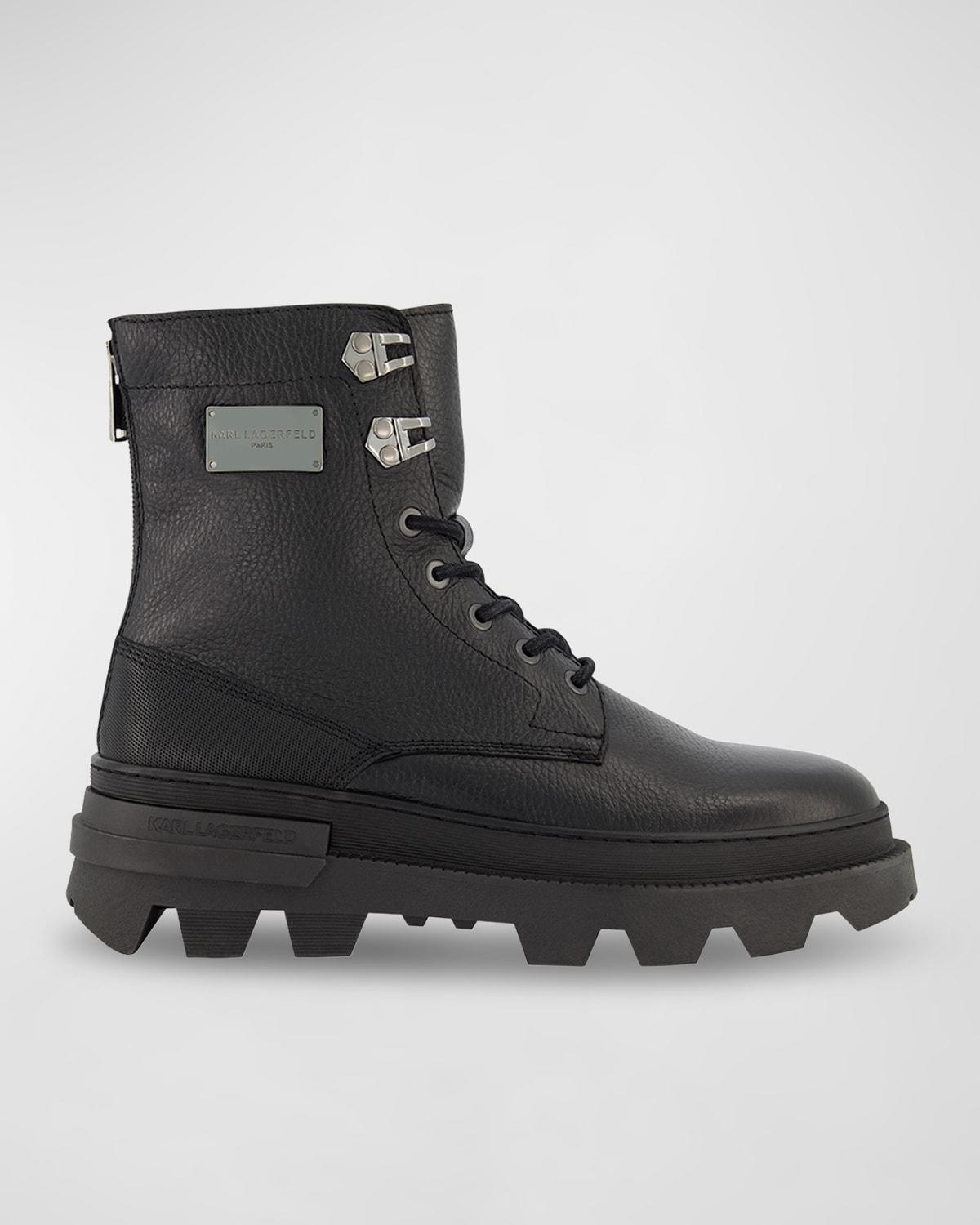 Karl Lagerfeld Paris White Label Lug Sole Work Boot Product Image