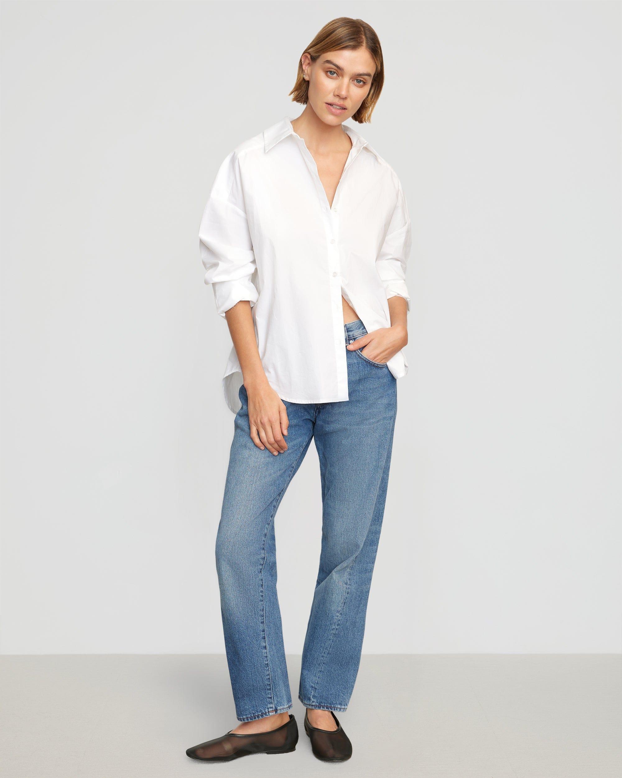 Cleo Oversized Split-Back Shirt Product Image