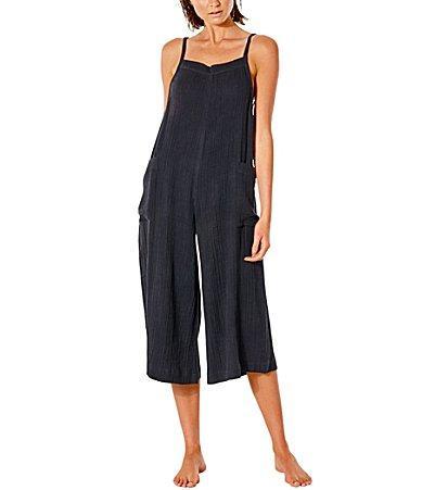 Rip Curl Premium Surf Wide Leg Crop Jumpsuit Product Image