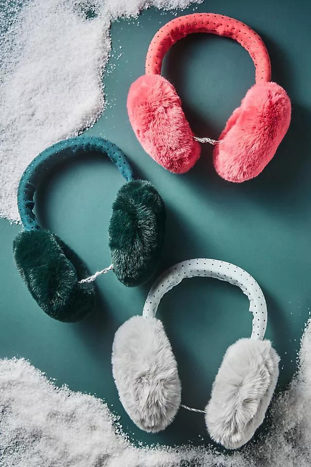 Studded Fuzzy Earmuffs Product Image