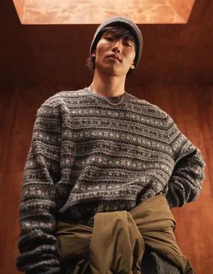 AE Cozy Cabin Fairisle Sweater Product Image