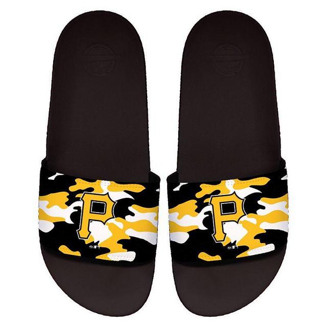 Mens ISlide Pittsburgh Pirates Camo Motto Slide Sandals Product Image