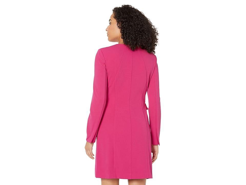 Donna Morgan Mini Tuxedo Dress (Cherry ) Women's Dress Product Image