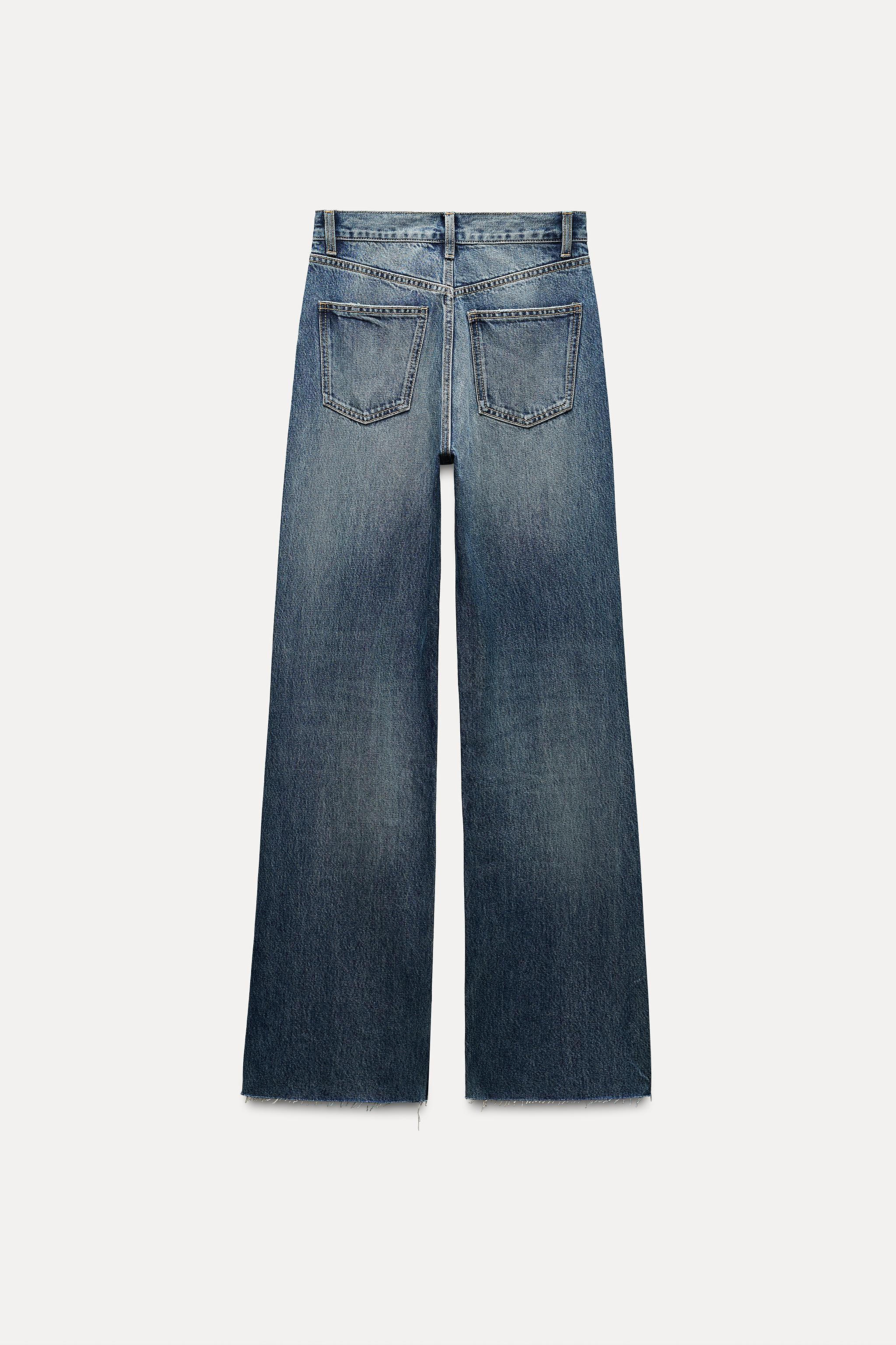 FULL LENGTH TRF HIGH RISE WIDE LEG JEANS Product Image