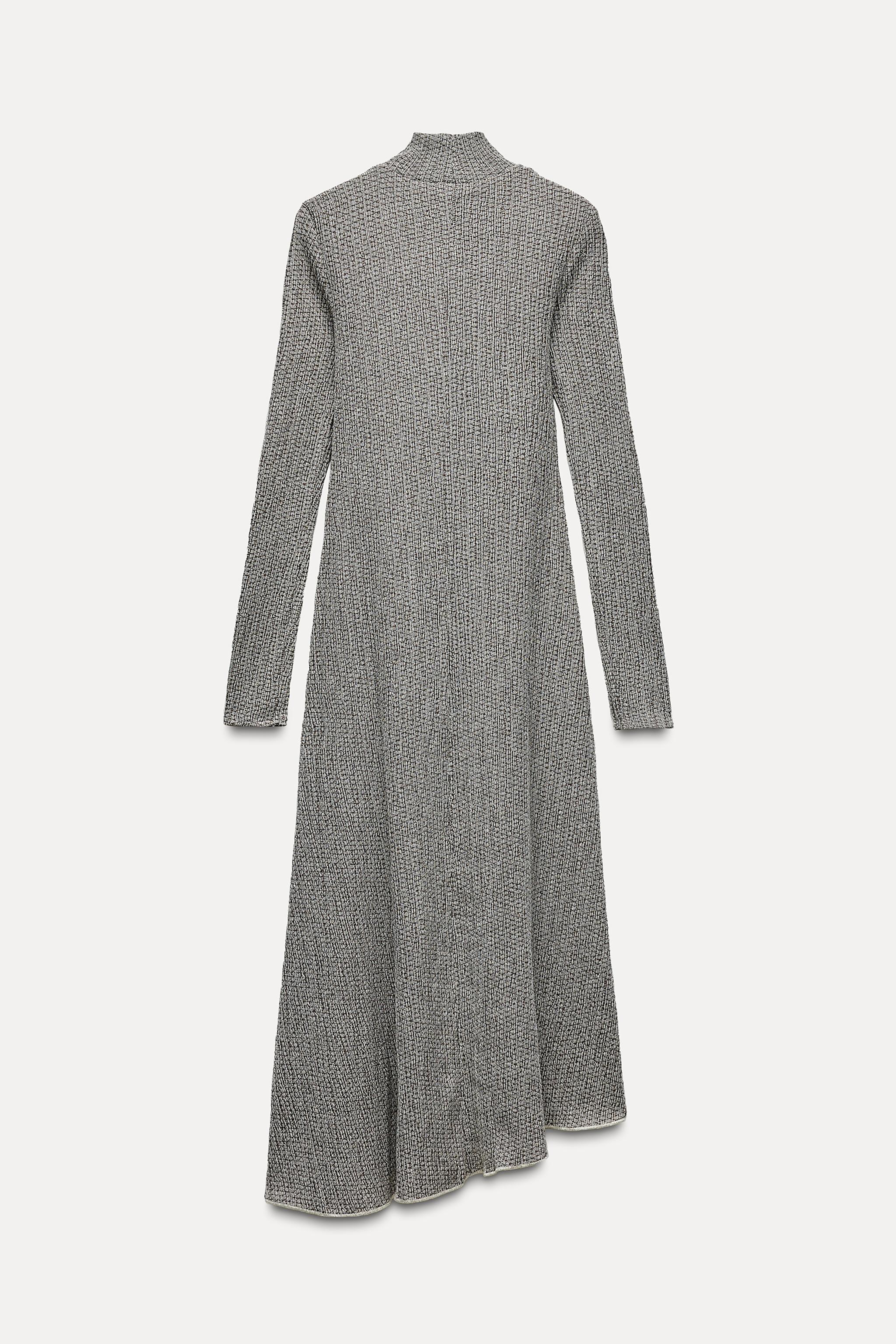 TEXTURED ASYMMETRIC DRESS Product Image