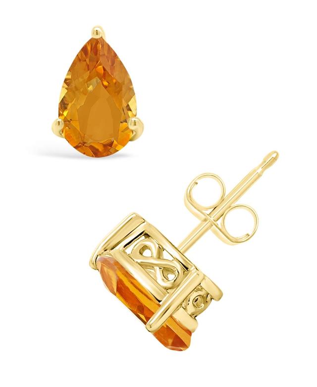 Macys Citrine (1-3/4 ct. t.w.) Stud Earrings in 14K Yellow Gold Product Image