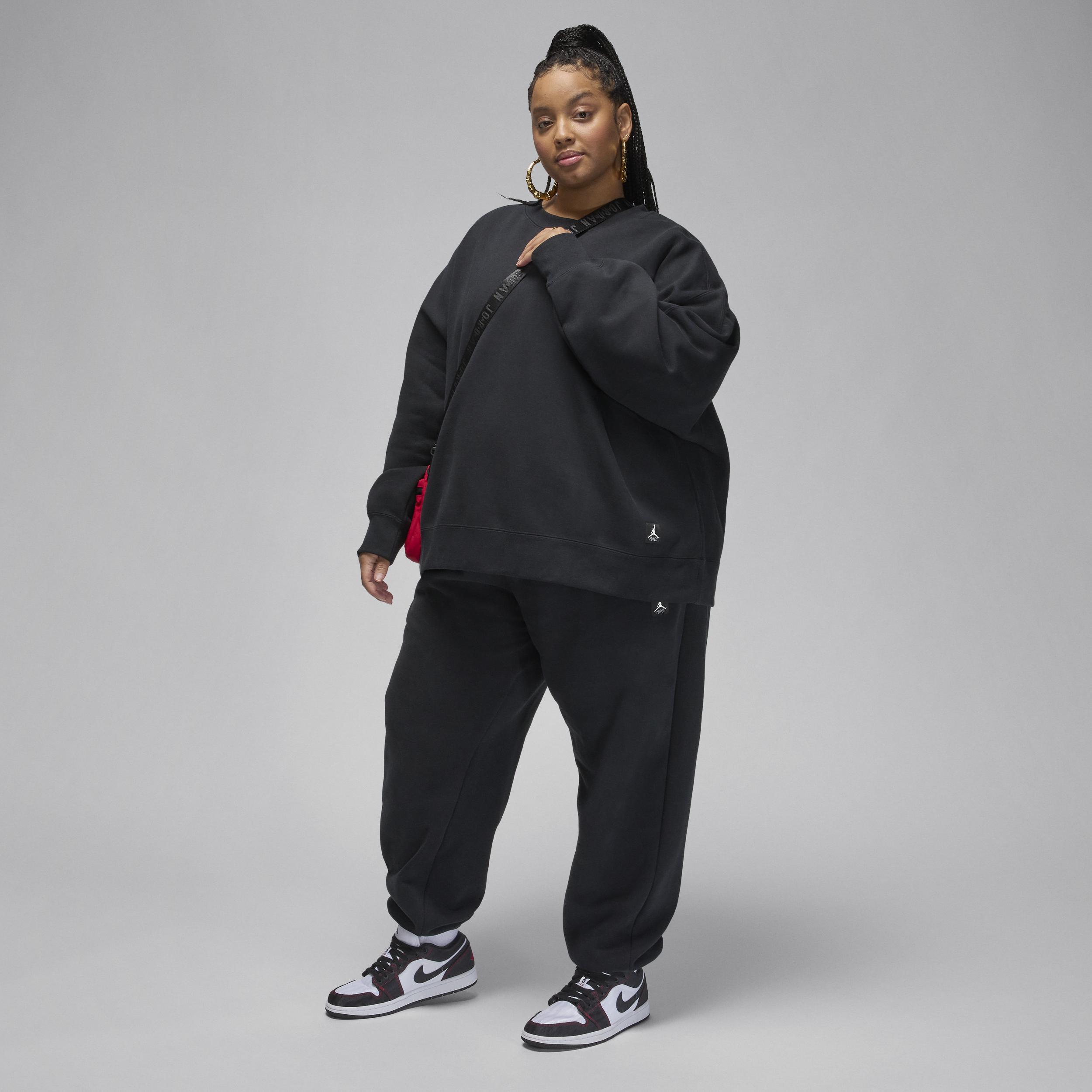 Women's Jordan Flight Fleece Crewneck Sweatshirt (Plus Size) Product Image