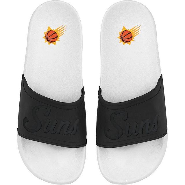 Womens FOCO Phoenix Suns Script Wordmark Slide Sandals Product Image