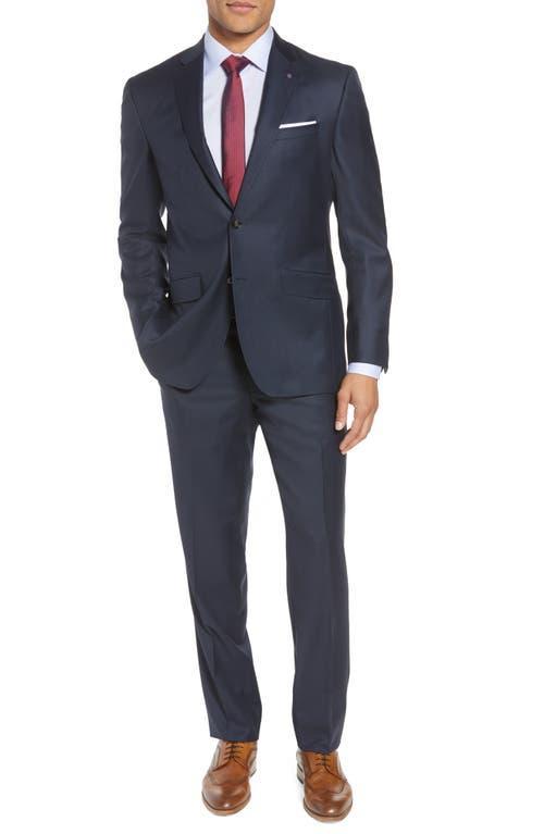 Mens Wool Sharkskin Suit Product Image