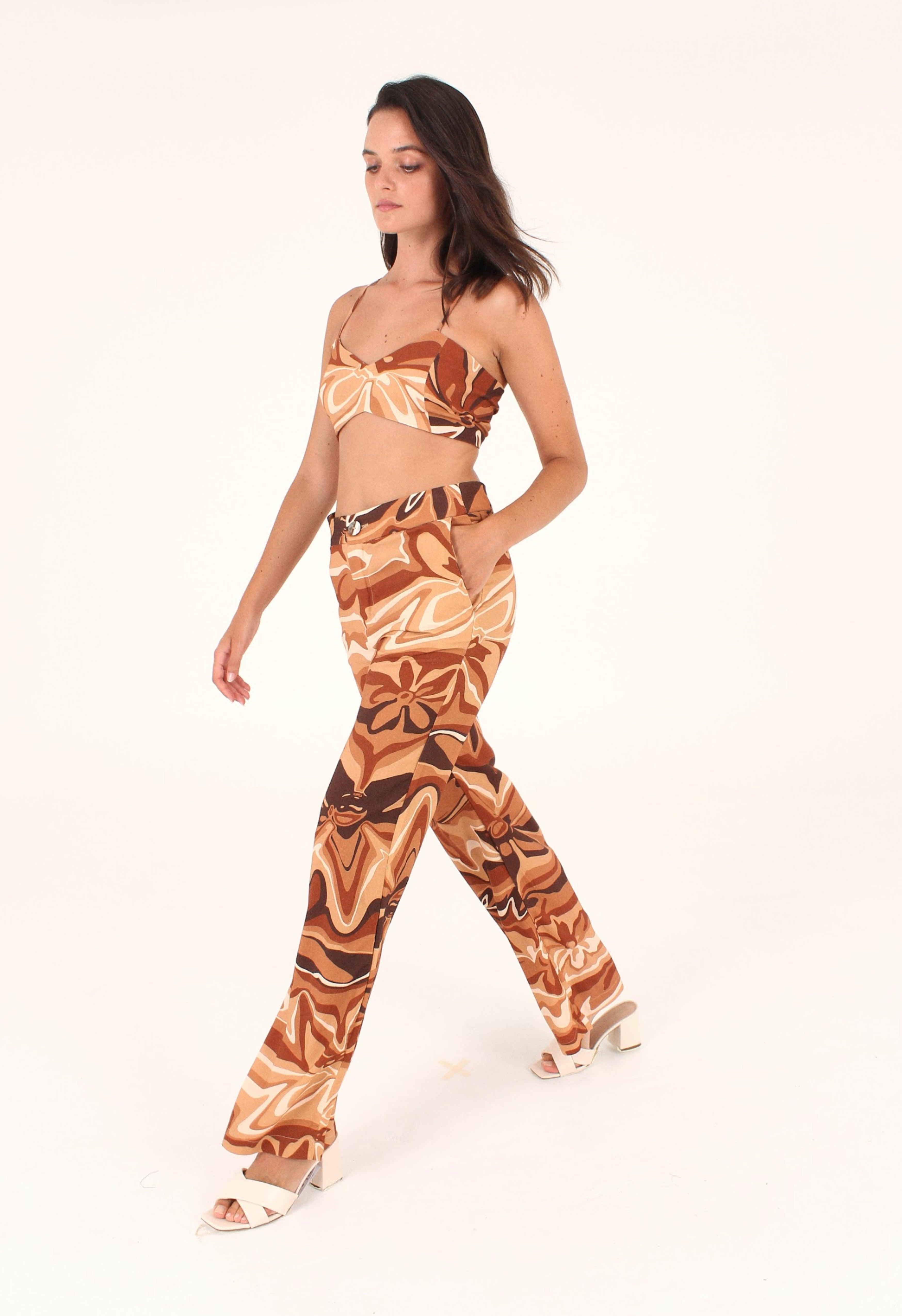 Salma Pants in Brown Product Image