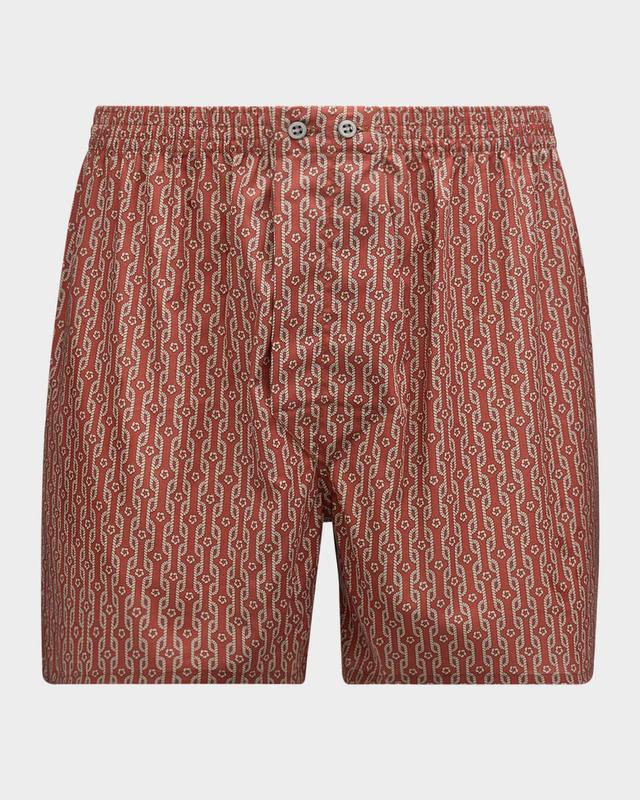 Mens Nelson Rope-Print Classic Fit Boxer Shorts Product Image