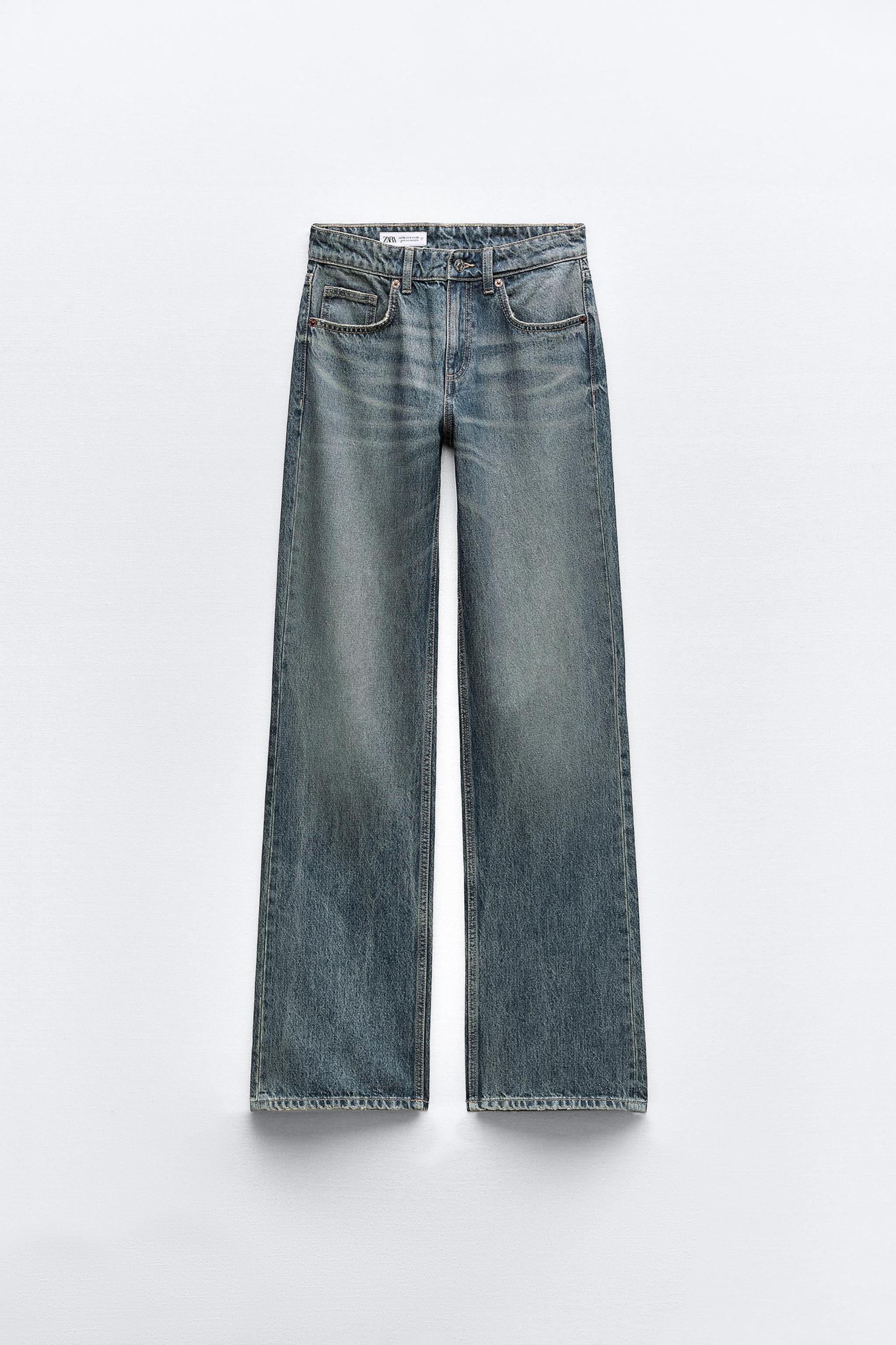 FULL LENGTH TRF MID-RISE WIDE LEG JEANS Product Image