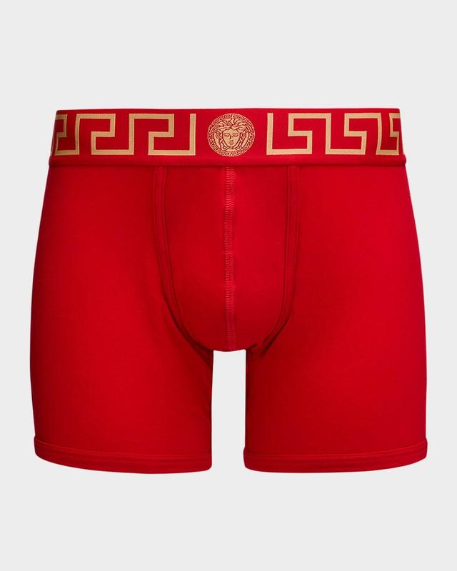 Mens Greca Waistband Jersey Trunks Product Image