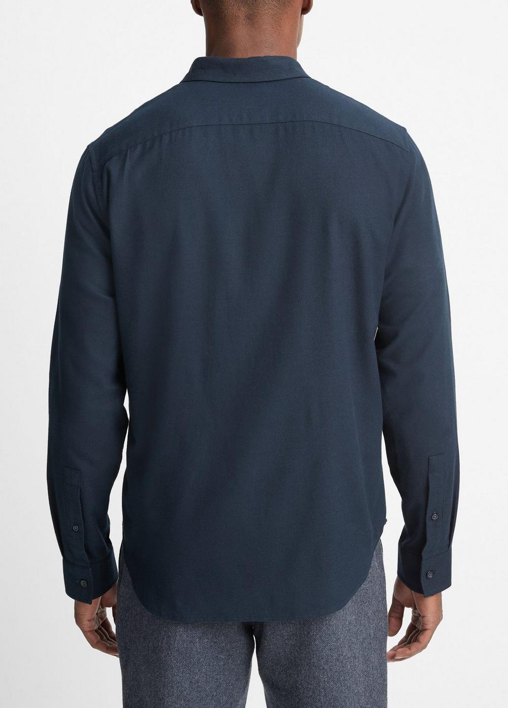 Brushed Cotton-Wool Shirt Product Image