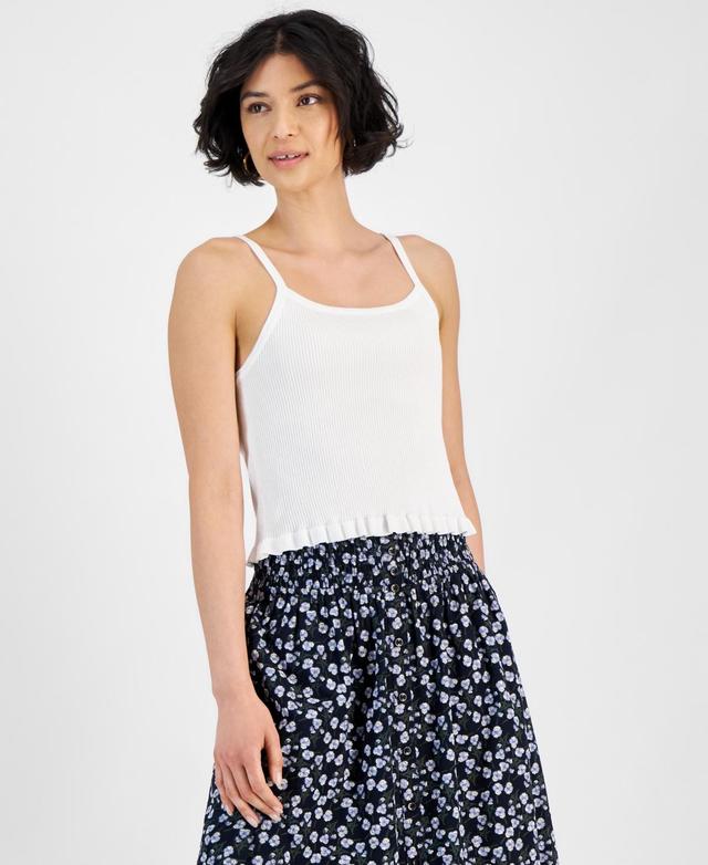 And Now This Womens Ruffled-Hem Sweater Tank Top, Created for Macys Product Image