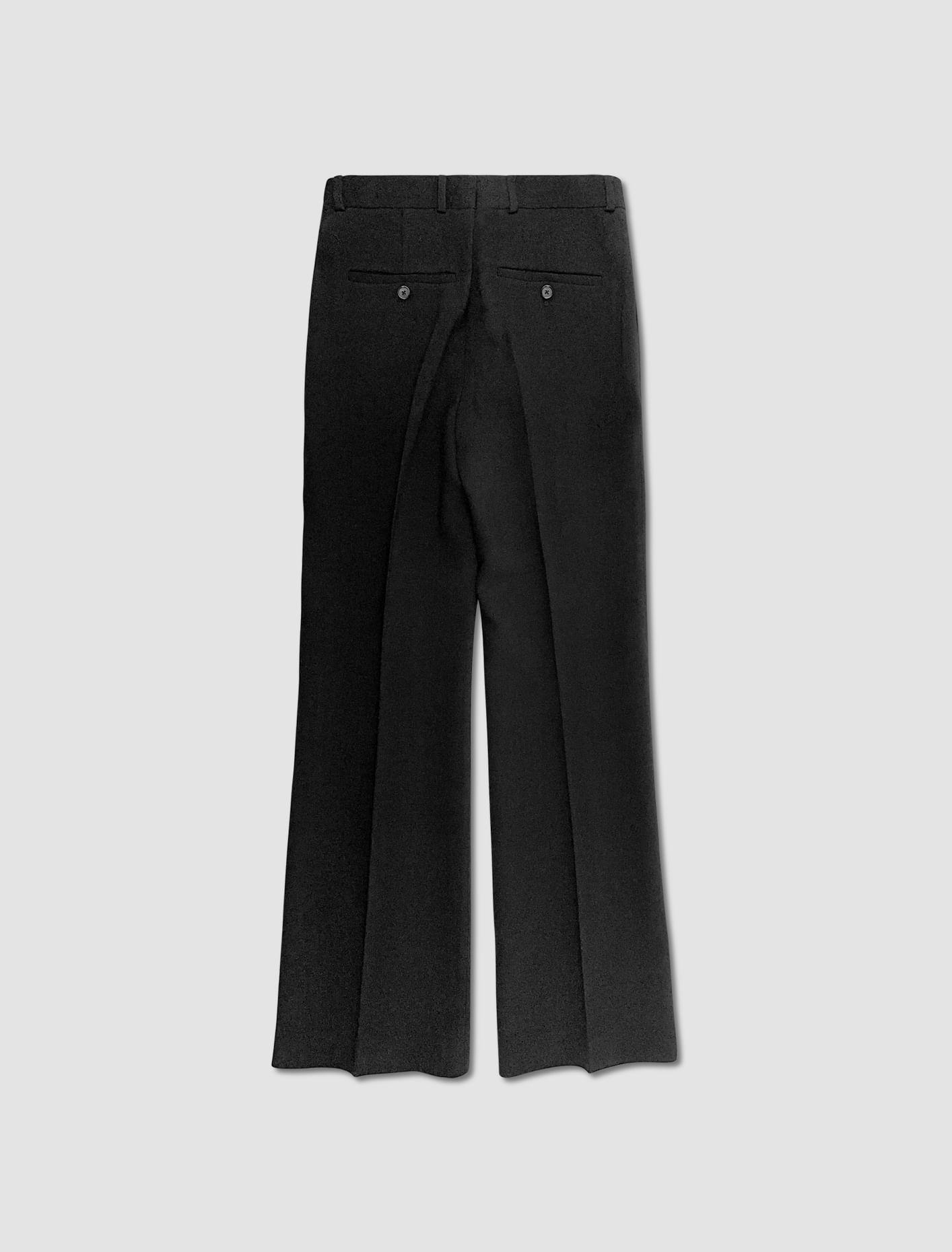 TOTÊME Flared Evening Trousers In Black Product Image