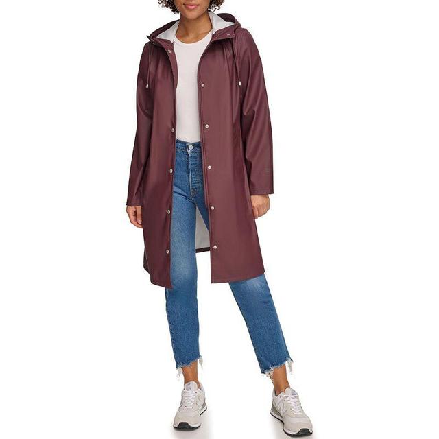 levis Water Resistant Hooded Long Rain Jacket Product Image