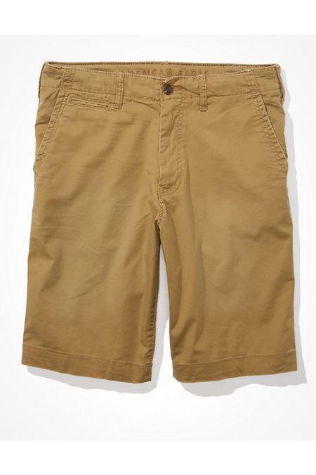 AE Flex 12 Longer Length Lived-In Khaki Short Mens Product Image