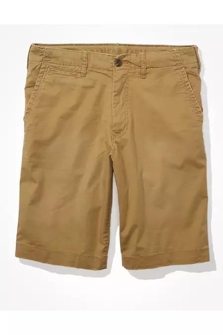 AE Flex 12 Longer Length Lived-In Khaki Short Mens Product Image