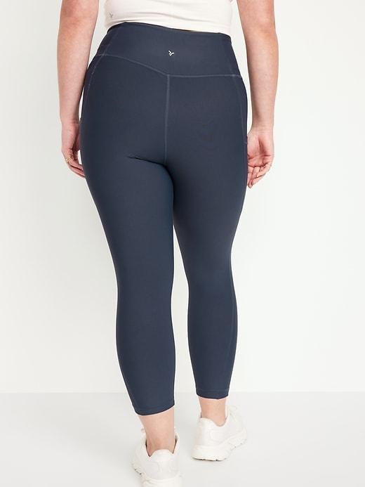 High-Waisted PowerSoft Crop Leggings Product Image