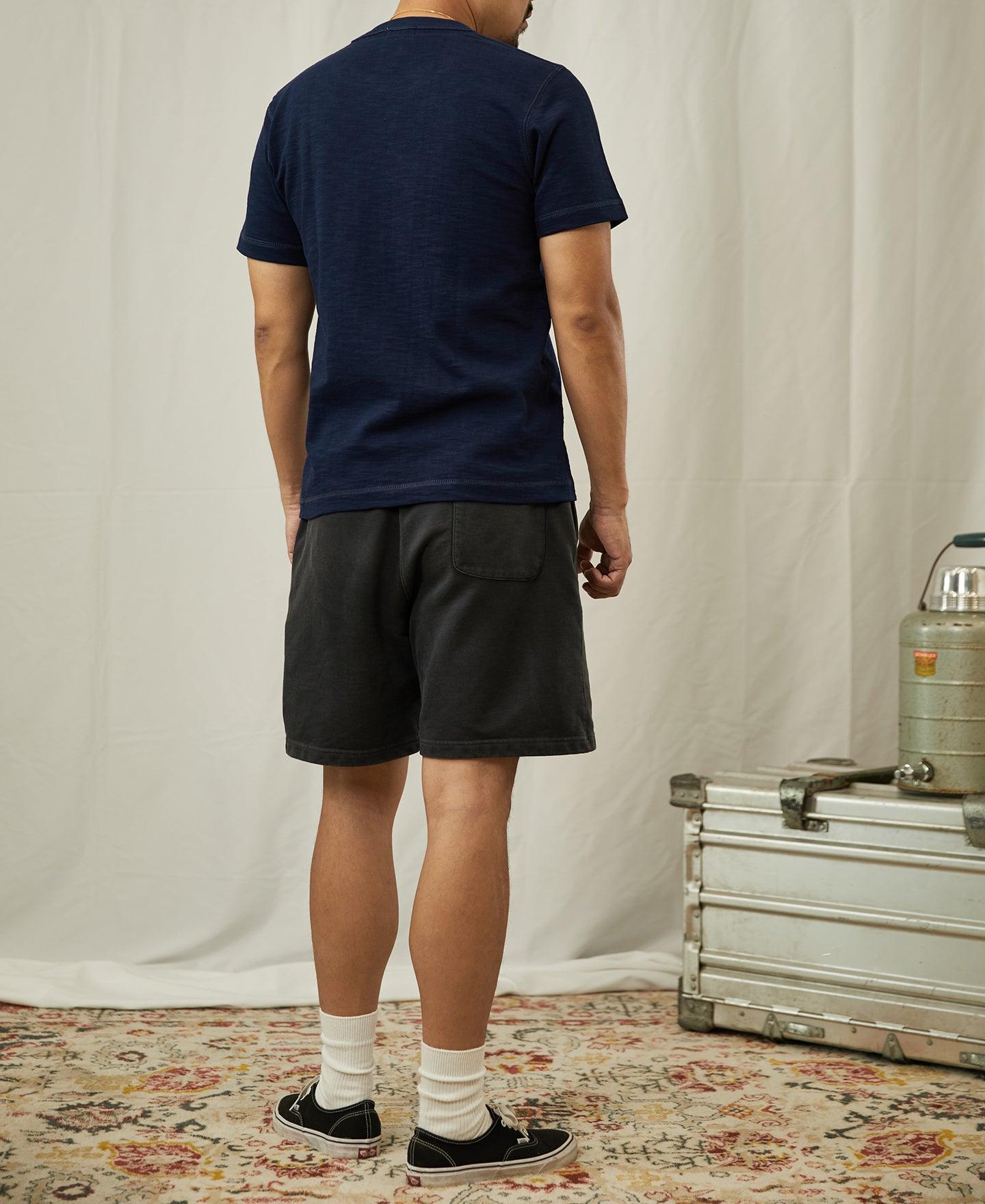 10.5 oz US Cotton Tubular Gusset T-Shirt - Indigo Product Image