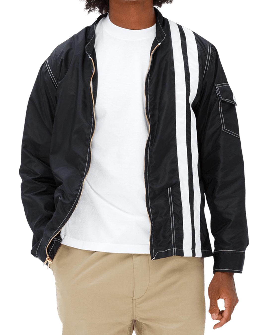 Racing Jacket - Black/White Male Product Image