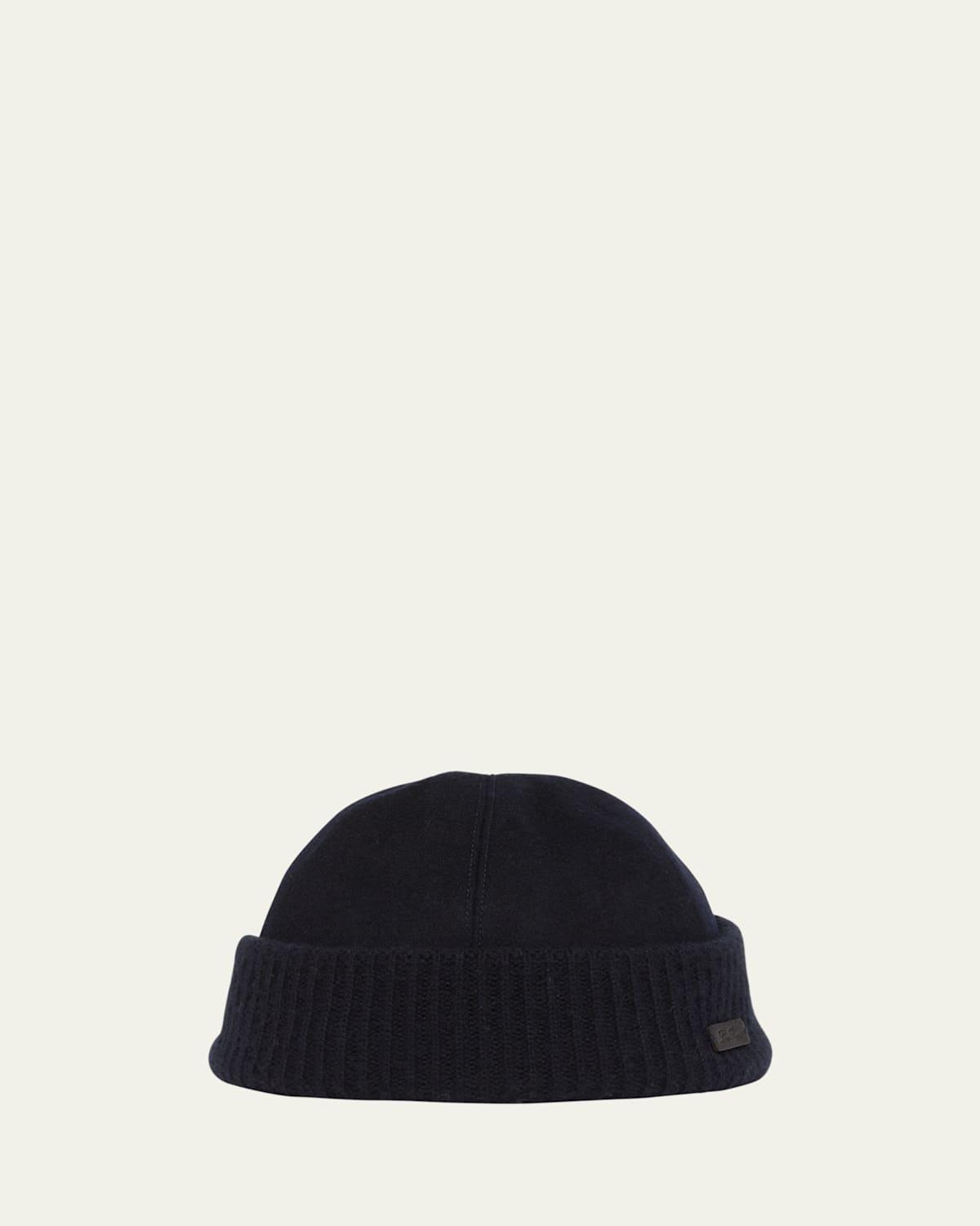 Mens Logo Cashmere Beanie Product Image