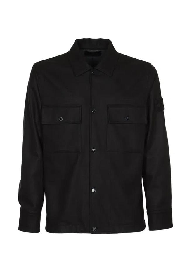 Ghost Oversized Shirt In Black Product Image