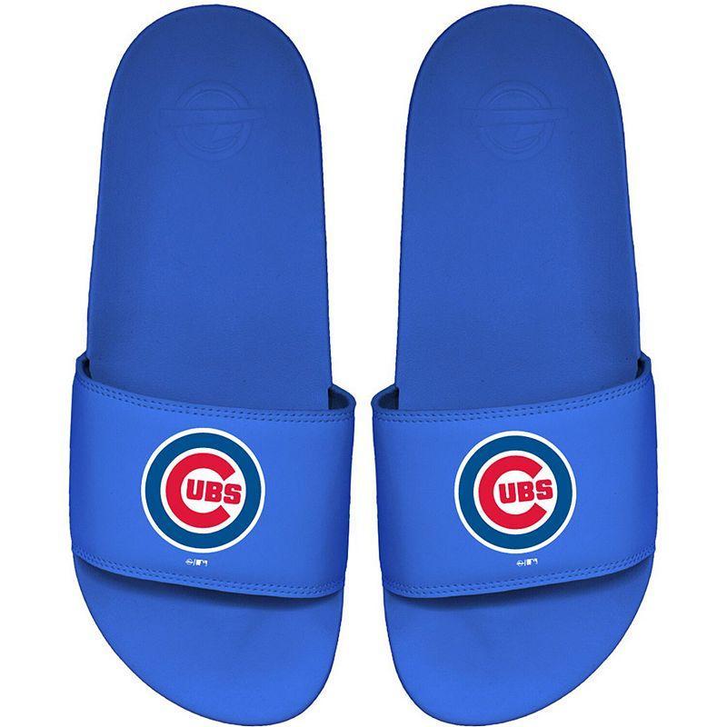 Mens ISlide Royal Chicago Cubs Primary Motto Slide Sandals Product Image