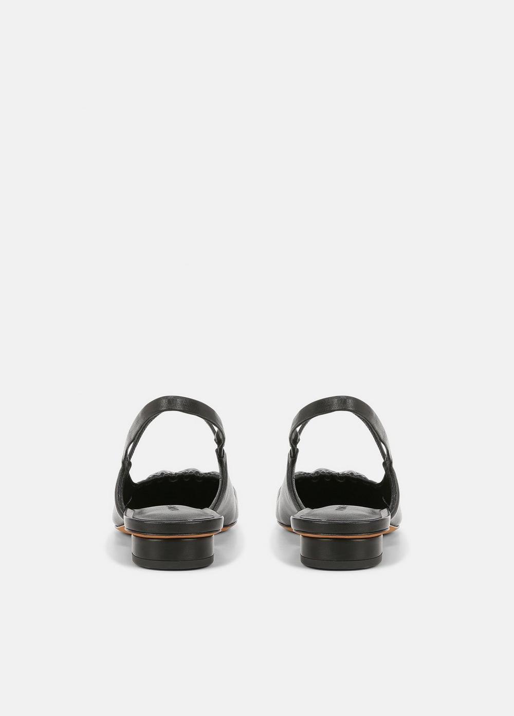 Venice Leather Slingback Flat Product Image