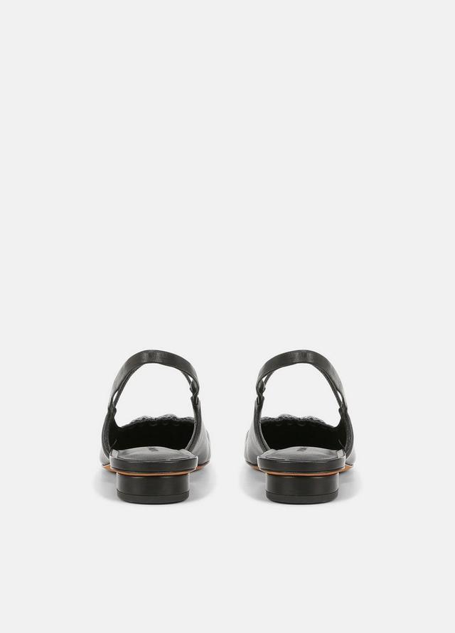 Venice Leather Slingback Flat Product Image