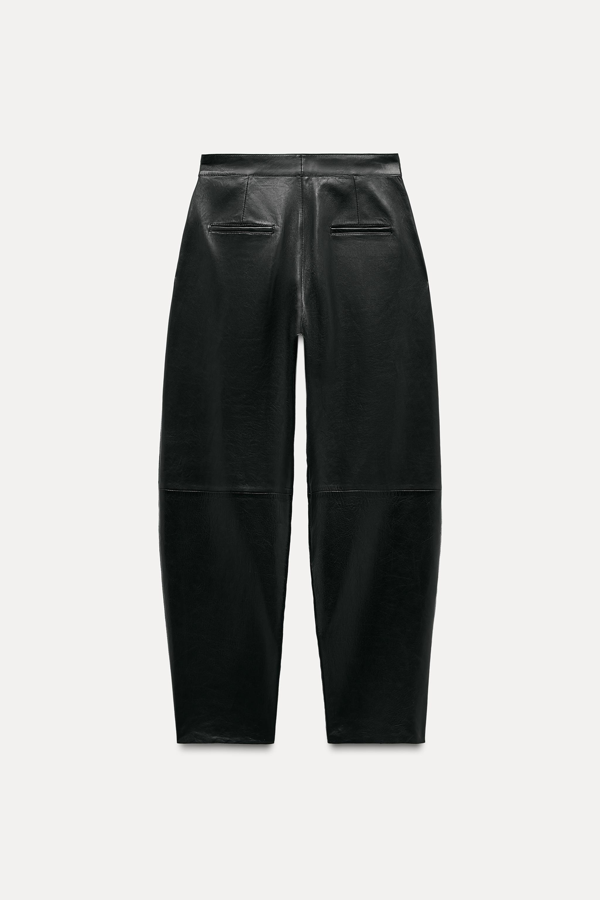 100% LEATHER BALLOON PANTS ZW COLLECTION Product Image