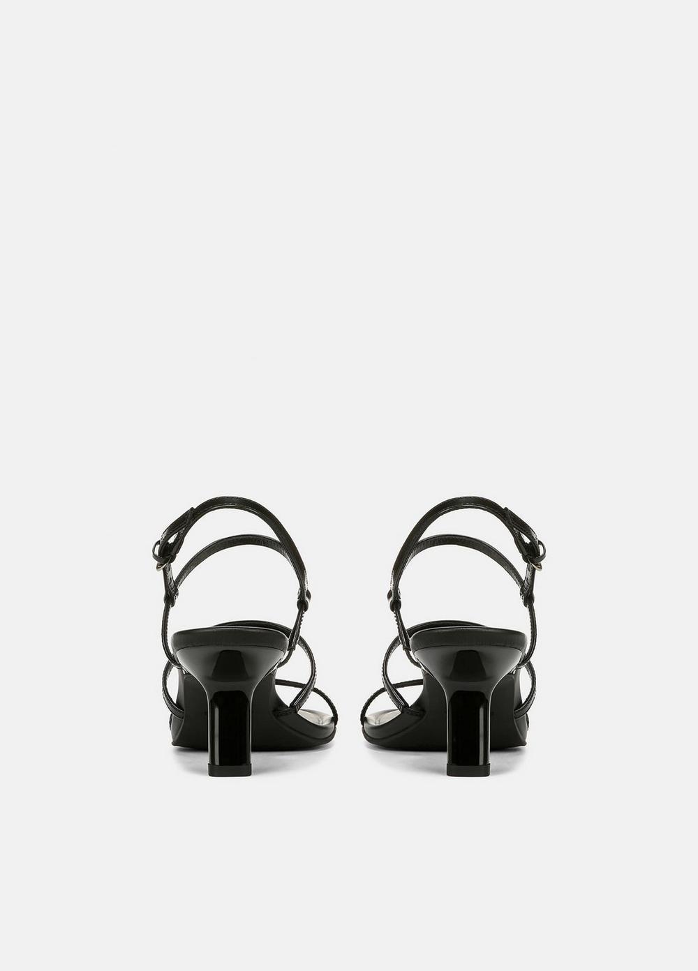 Josie Leather Strappy Heeled Sandal Product Image