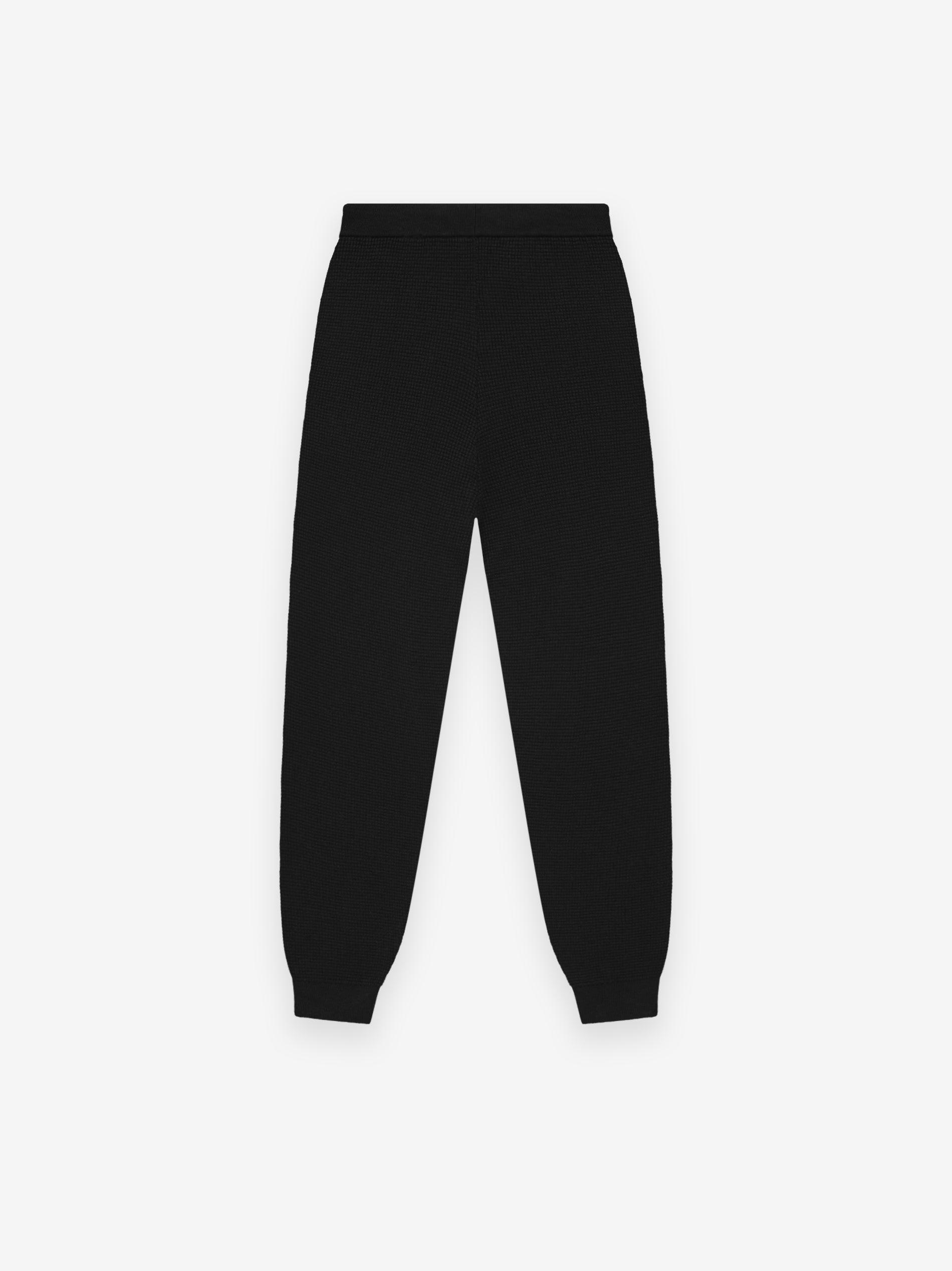 Womens Waffle Fitted Sweatpant Female product image