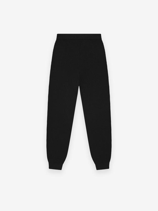 Womens Waffle Fitted Sweatpant Female Product Image