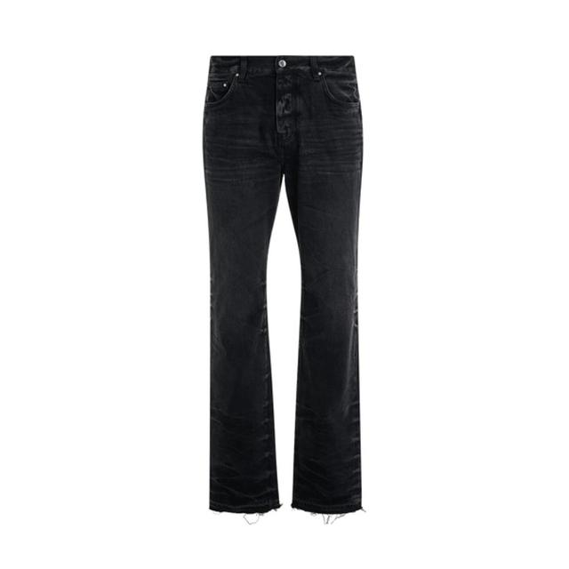 AMIRI Release Hem Straight-leg Jeans In Black Product Image